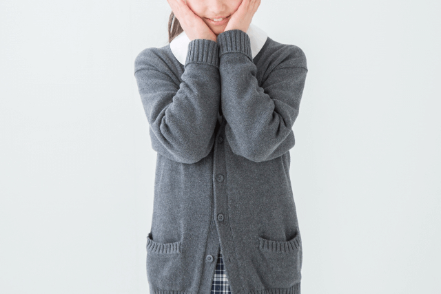不登校経験がある女の子