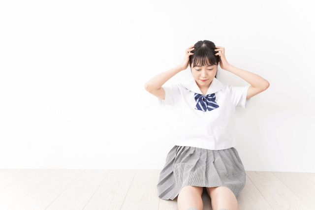 不登校の女子中学生